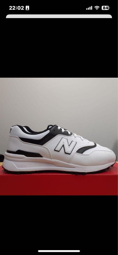 【新品汚れあり】NEW BALANCE スパイクレス ゴルフシューズ