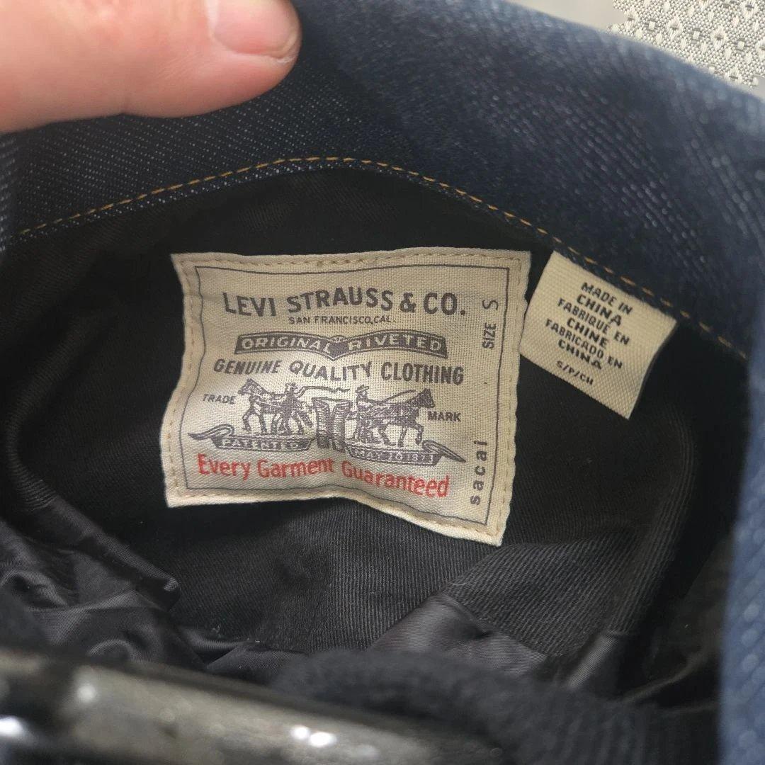 sacai×Levi's デニム・MA-1ドッキングリバーシブルブルゾン 1