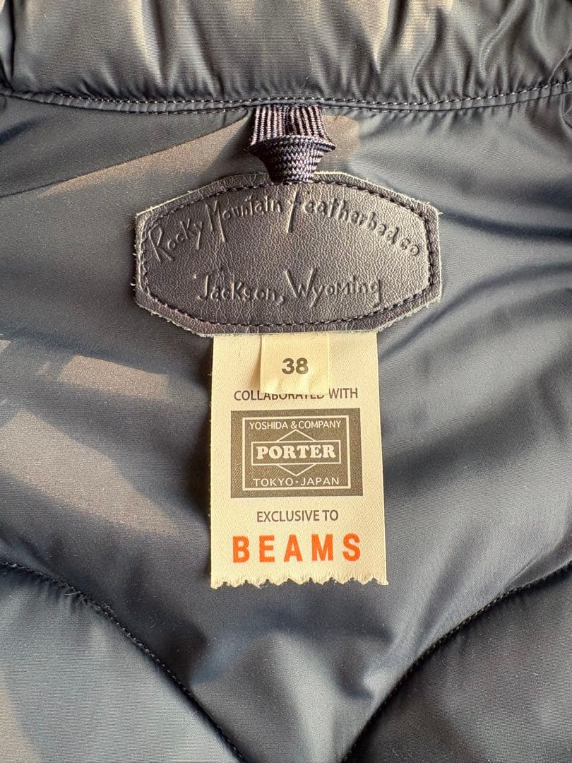 RockyMountain✖️PORTER✖️BEAMS 別注ダウンベスト38