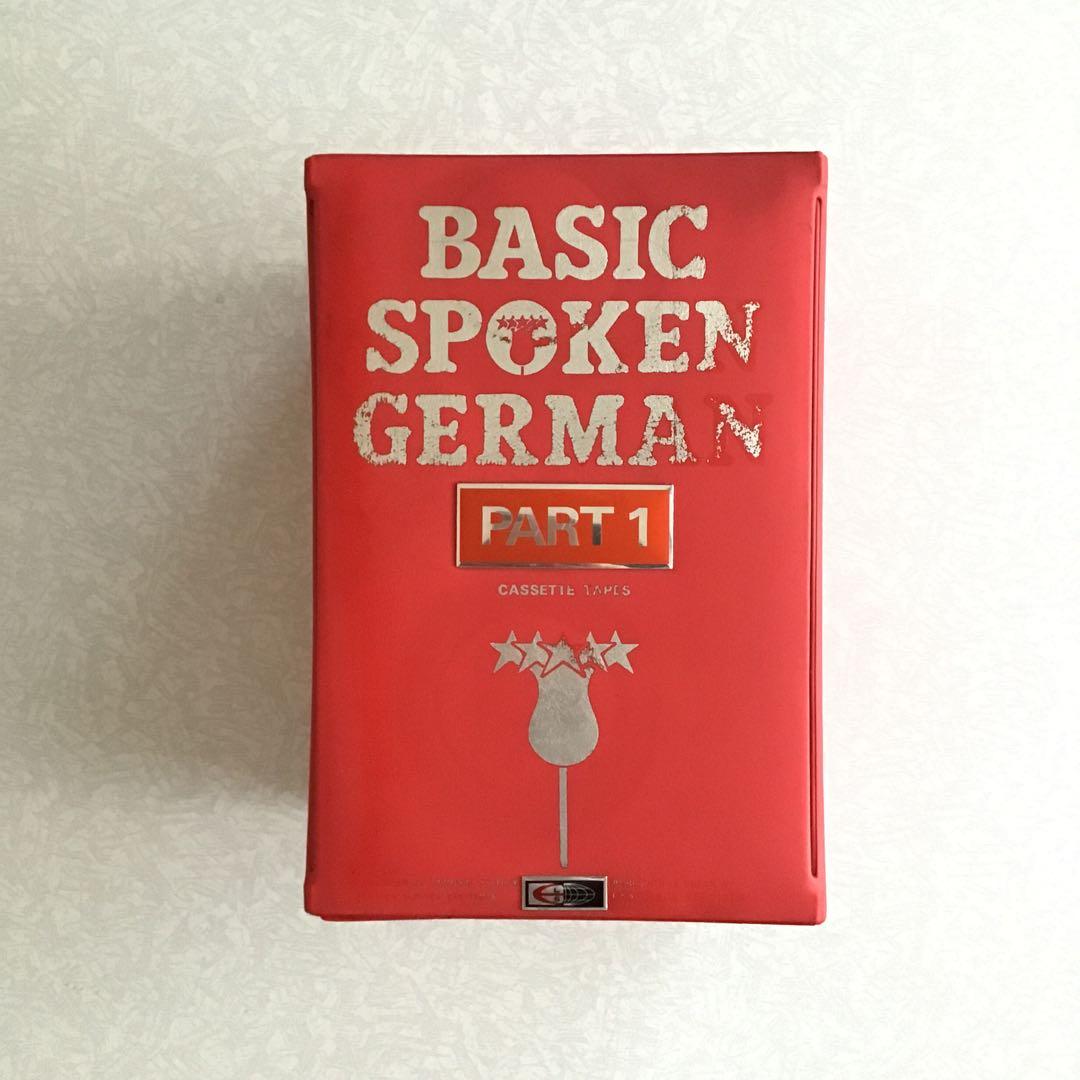 動作確認済★ドイツ語 教材 カセット BASIC SPOKEN GERMAN