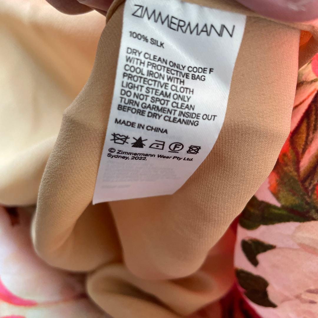 ZIMMERMANN ジマーマン　ロング　シルク　ワンピース