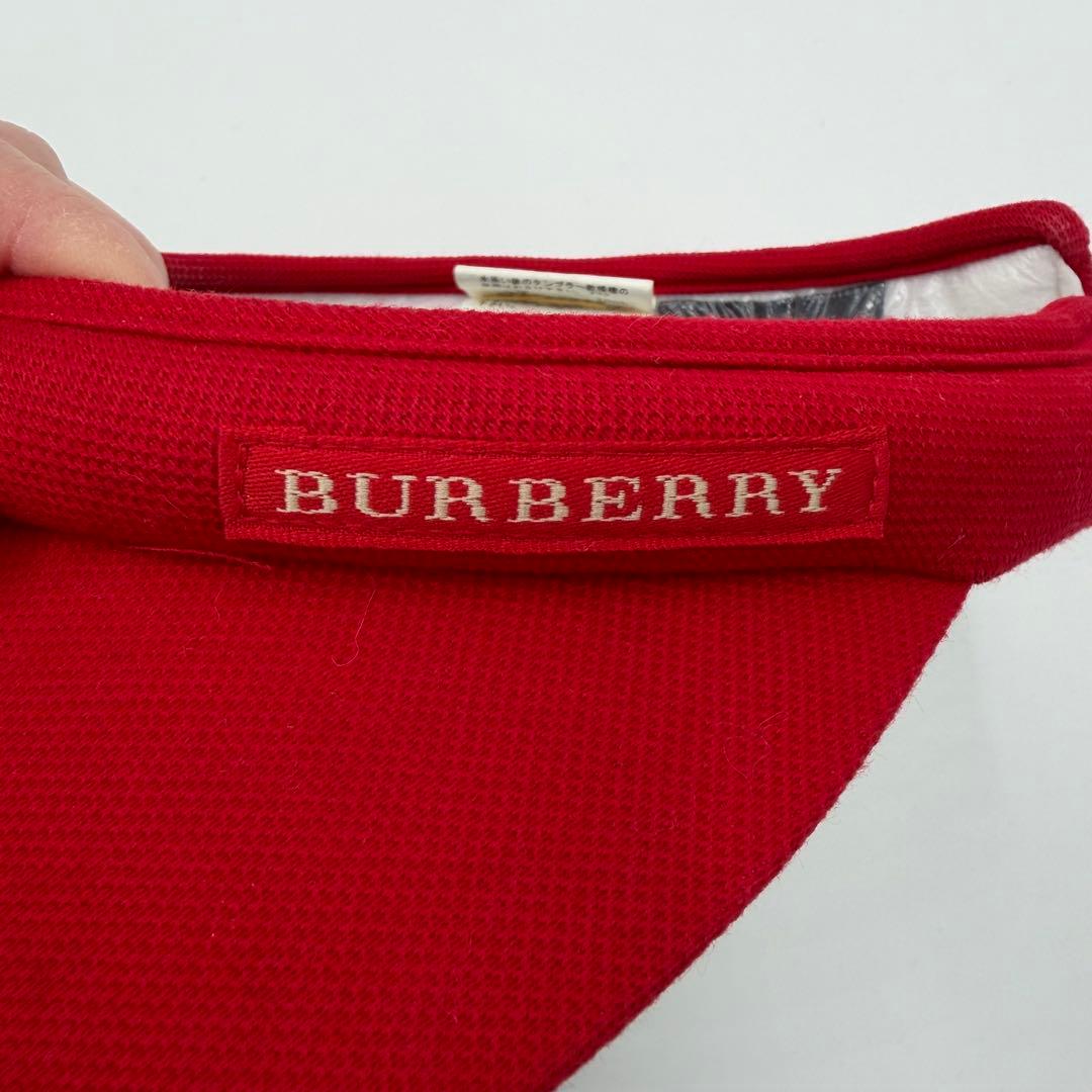 【BURBERRY GOLF】サンバイザー ゴルフウェア 刺繍 三陽商会 希少
