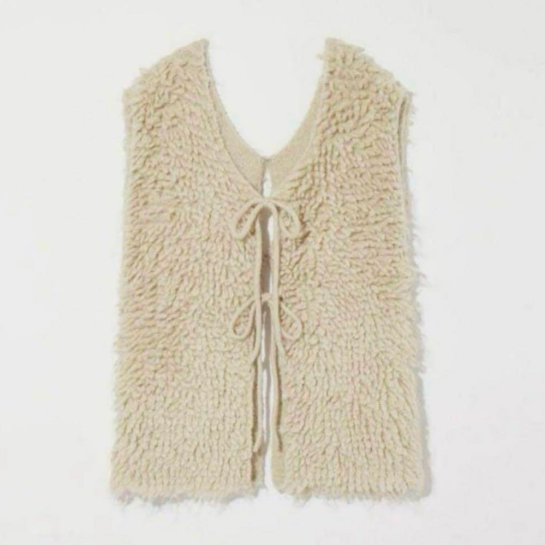 【Eaphi】新品未使用 2way loop vest beige