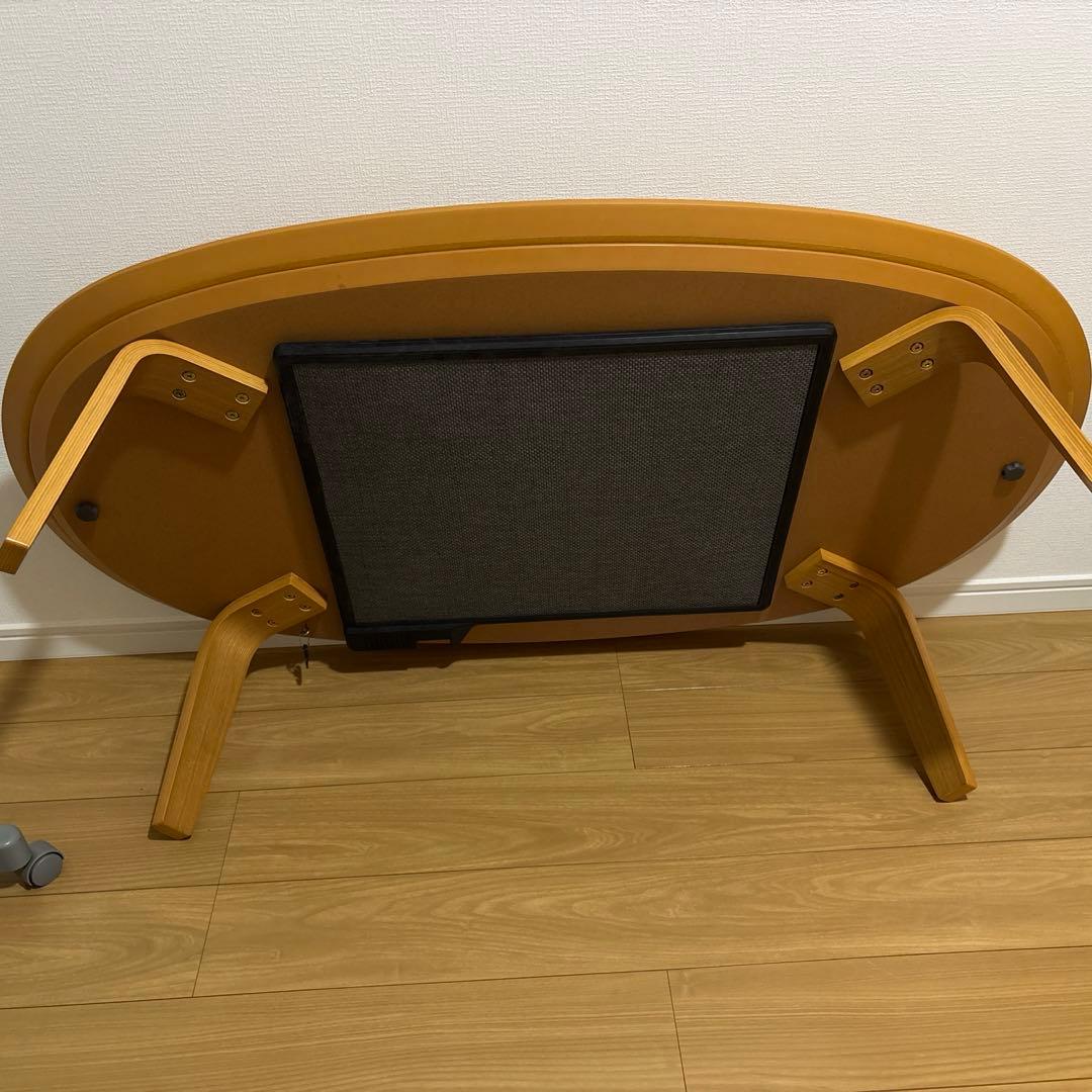無印良品ローテーブル 冬はこたつ可　こたつ布団セット