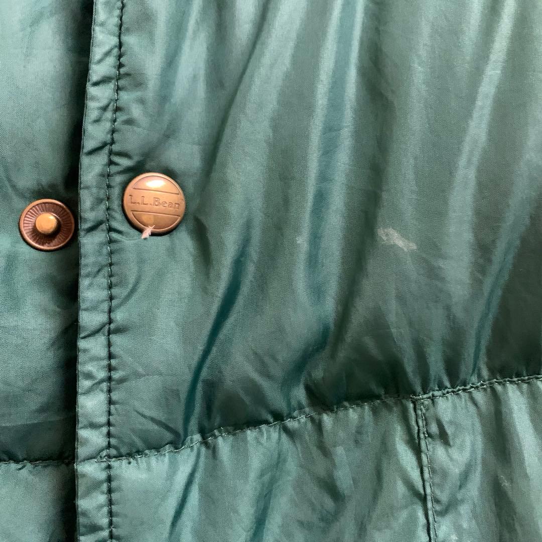 L.L.Bean OUTDOORS VINTAGE 90s ダウンベスト L 緑