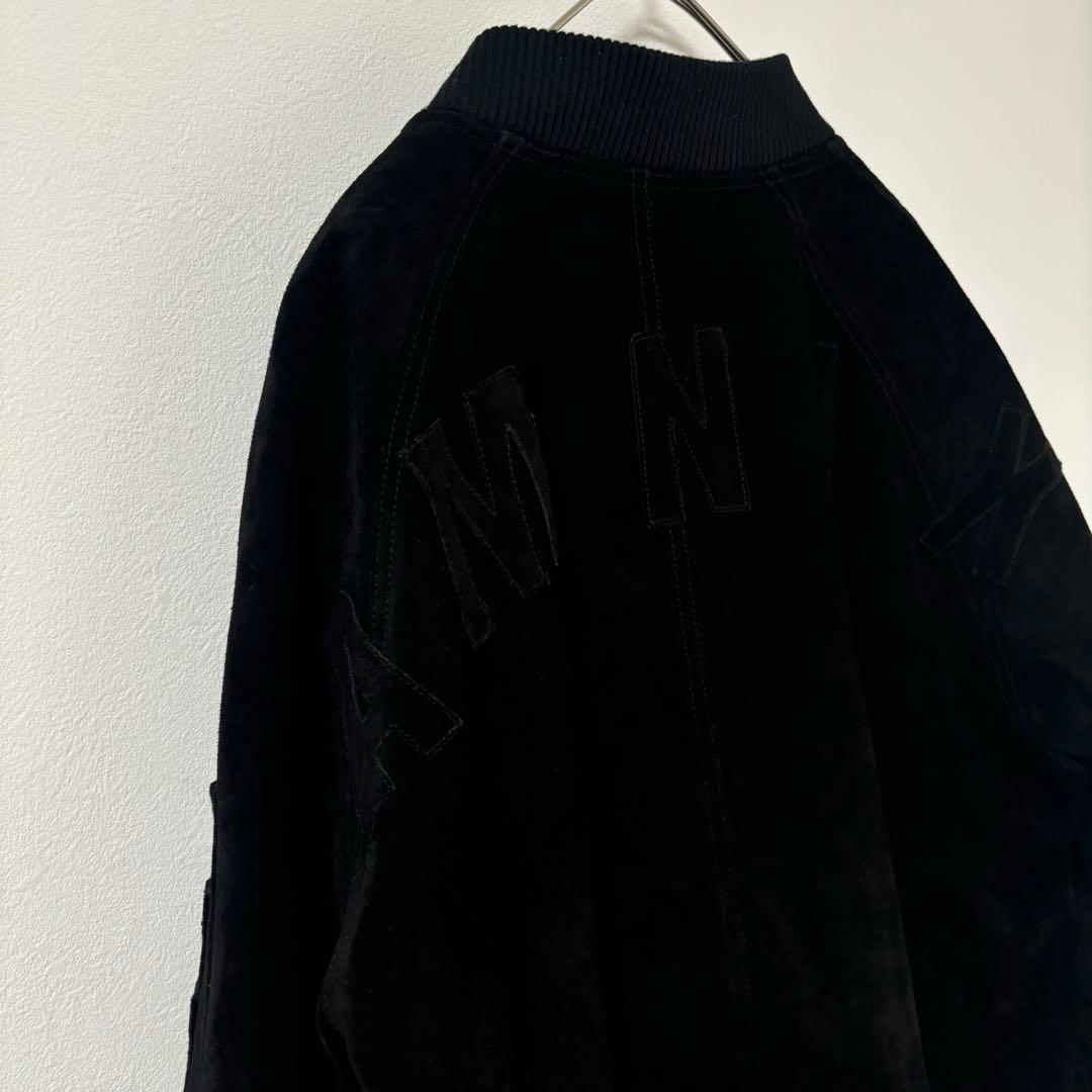 平本蓮着用✨amnjx RIZIN レザージャケット　牛革　MA-1 　L 黒