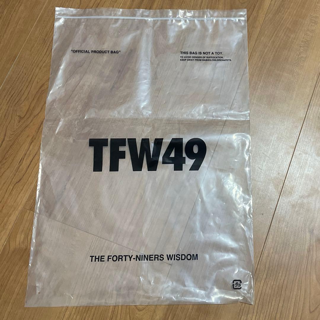 TFW49 ショートモックネック　スウェット　トレーナー　グレー　L