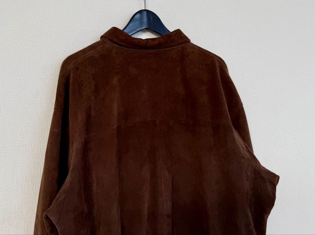 スペシャル 90s ラルフローレン スエード レザー ジャケット XL ブラウン