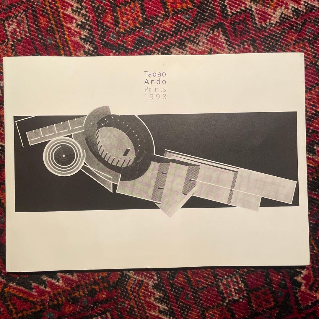 安藤忠雄　建築版画展　記念カタログ　Prints 1998 図録　非売品　サイン