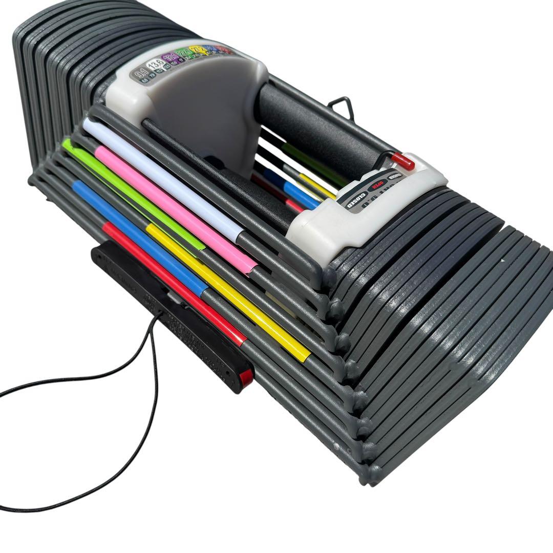①美品　TOP FILM ブロックダンベル sport9.0 40.8kg