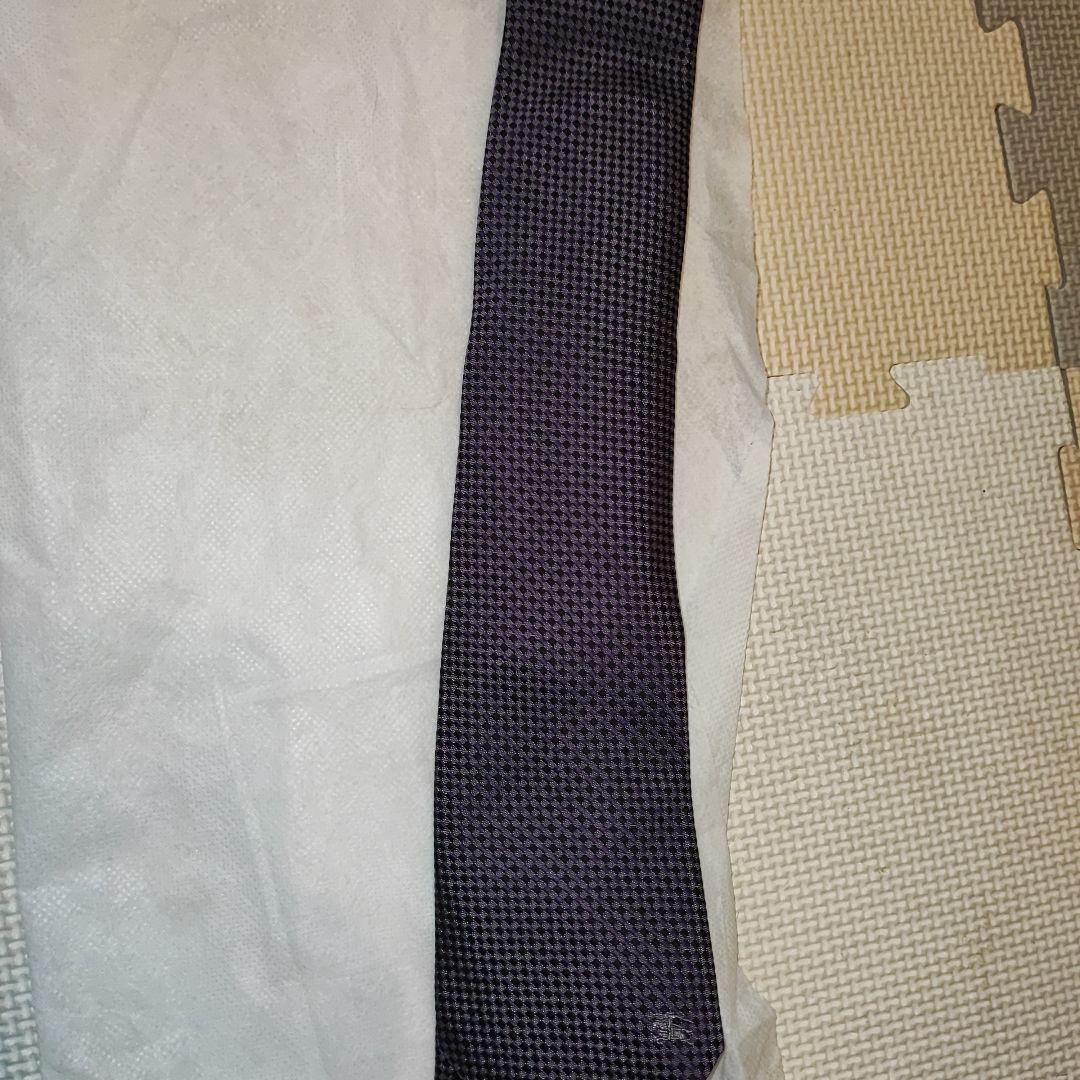 新品　BURBERRY ネクタイ 紫 　2本