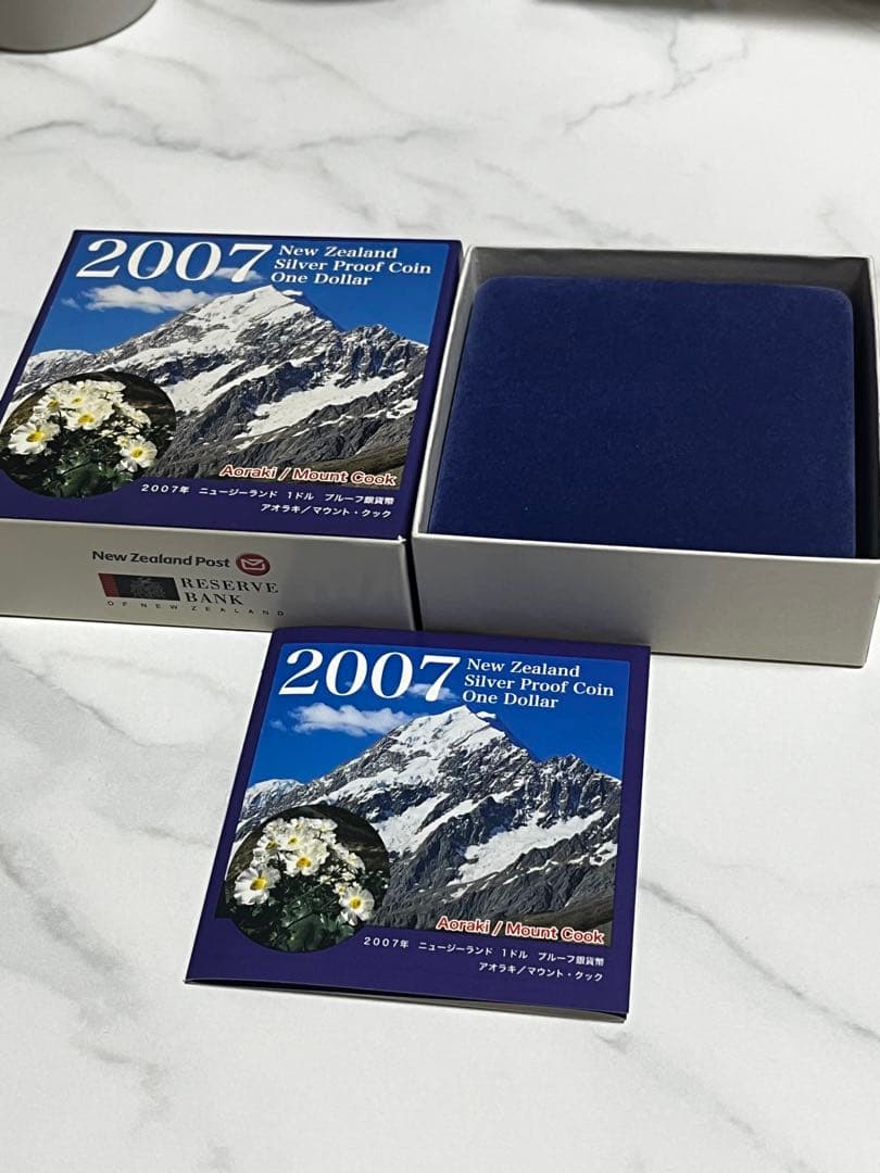 2007年 ニュージーランド　1ドル　プルーフ銀貨