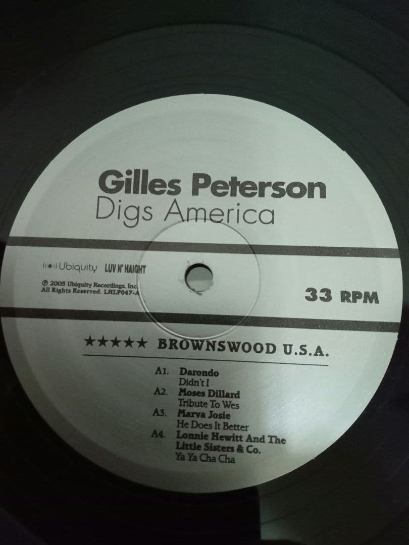 Gilles Peterson Digs ～1　レアグルーヴ　JAZZ FUNK