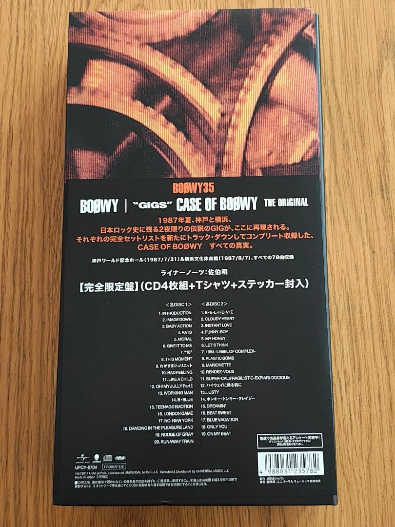 \\"GIGS\\" CASE OF BOφWY-THE ORIGINAL-