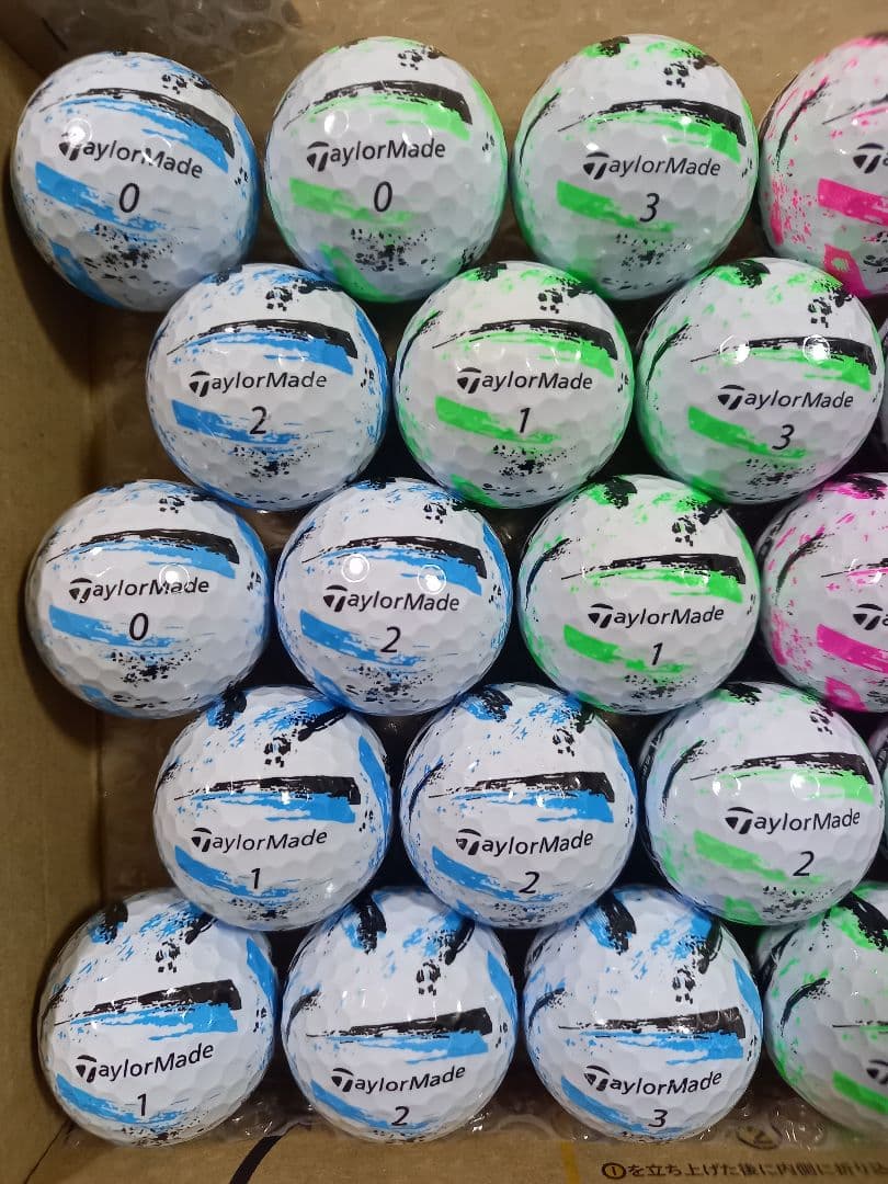 美品 テーラーメイド SPEED SOFT INK ロストボール 28球