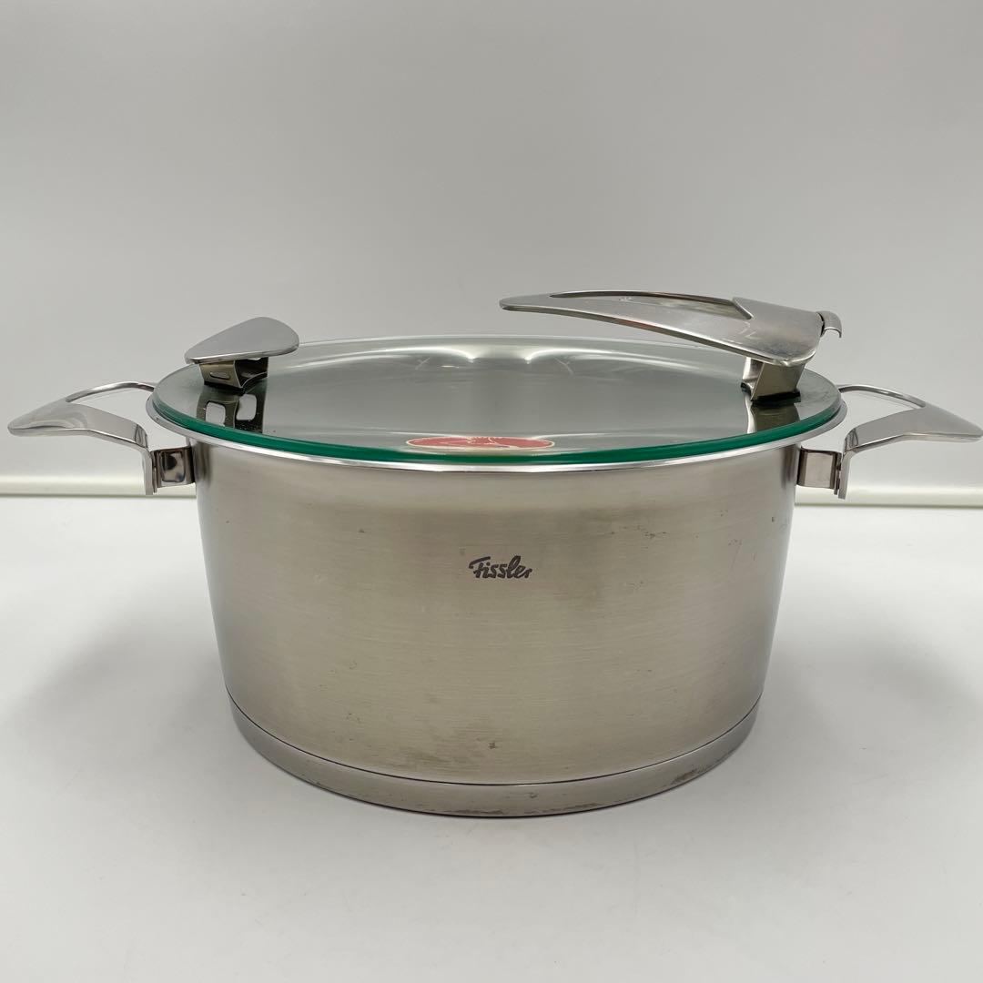 フィスラー ソレア シチューポット 24cm (ガラス蓋付き)