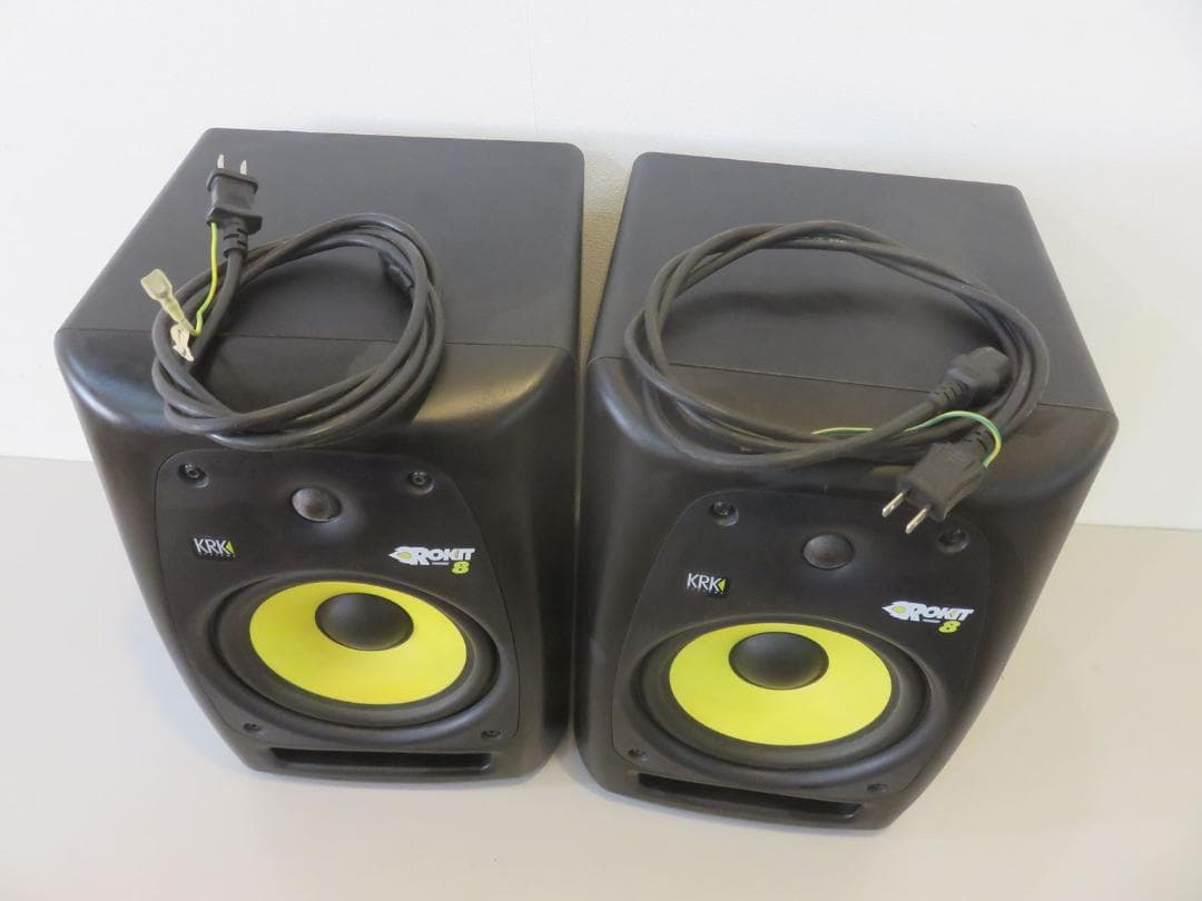 配信機器・PA機器・レコーディング機器 Pair of KRK Rokit 8 Studio Monitor