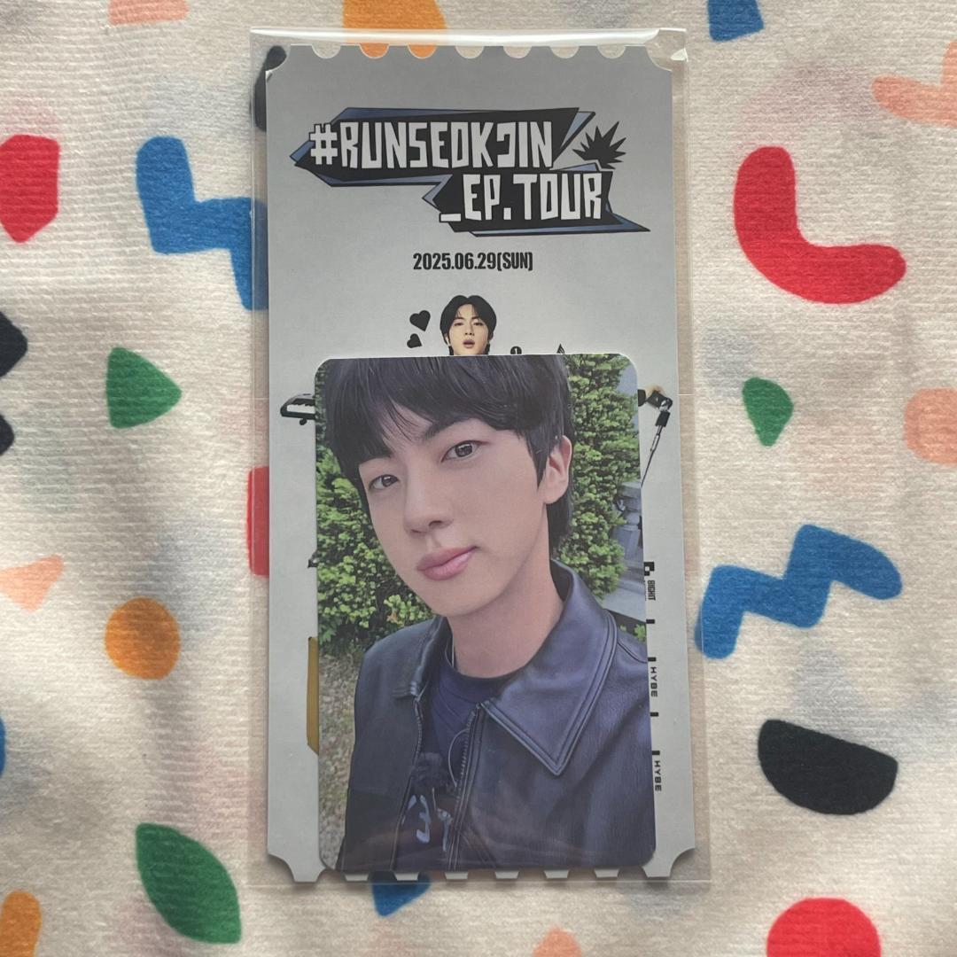 BTS 6/29 トレカ bts ジン RUNSEOKJIN_EP.TOUR