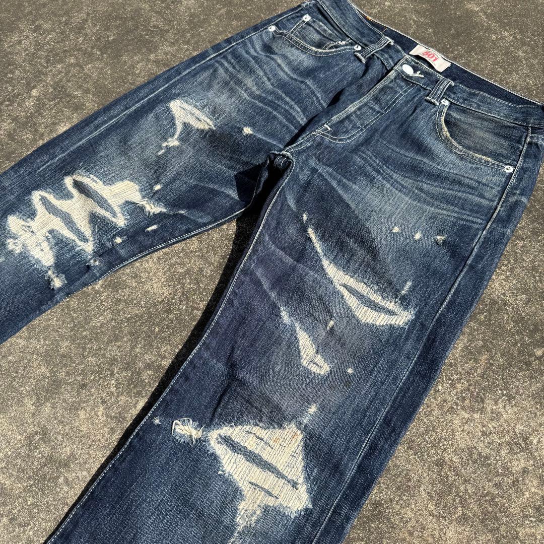 なまず　Levi's 70505 08501 キムタク着用 デニムセット