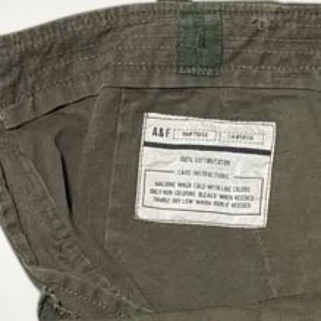 Abercrombie & Fitch. カーゴパンツ ミリタリー系.オリーブ