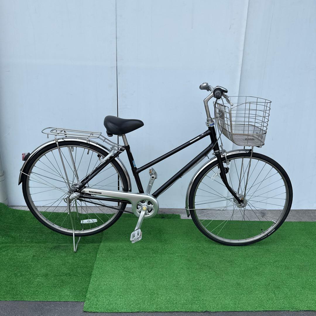 ブリヂストン アルベルト自転車27インチ 内3速 ブラック美品