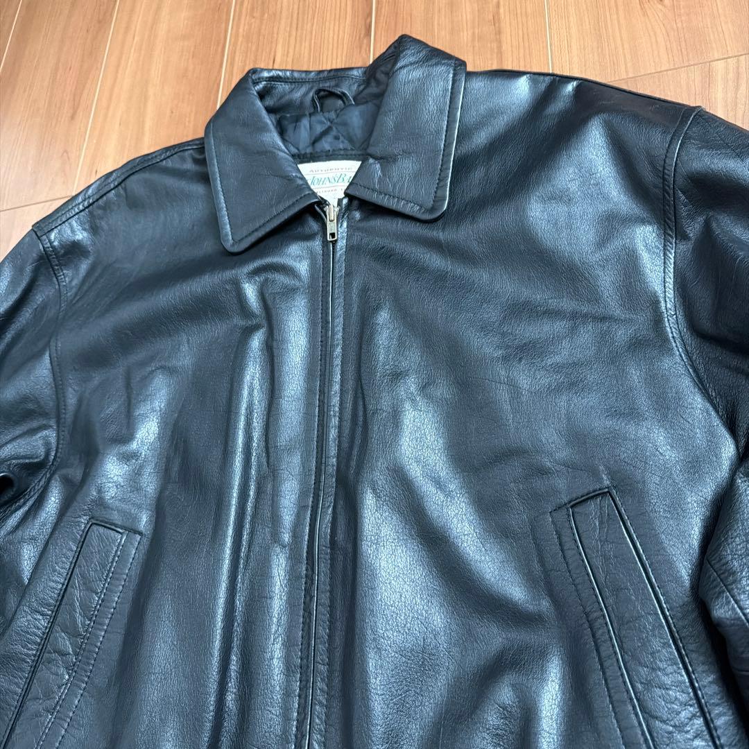 90s ST JOHN'S BAY Leather Jacket サイズM