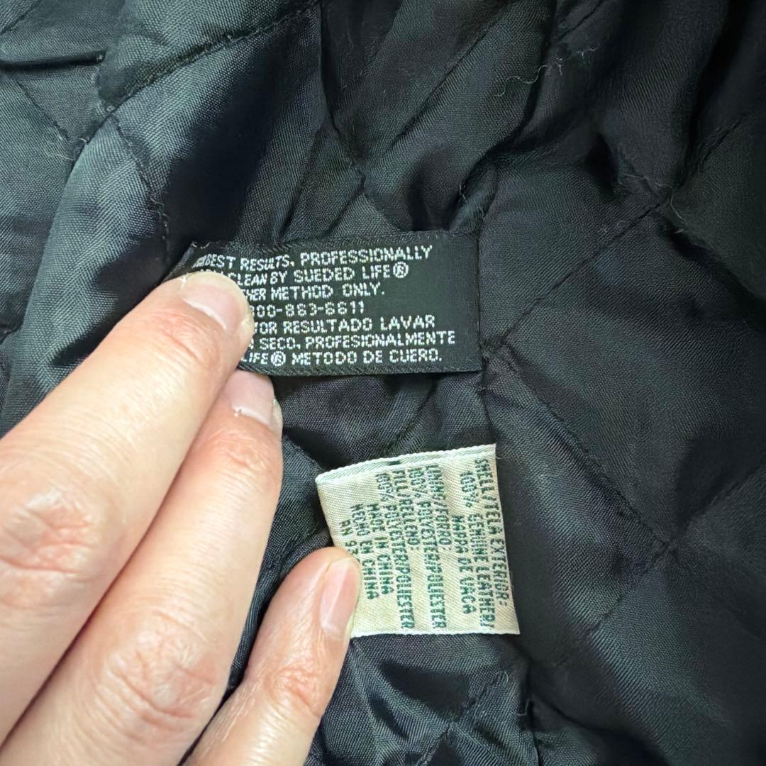 90s ST JOHN'S BAY Leather Jacket サイズM