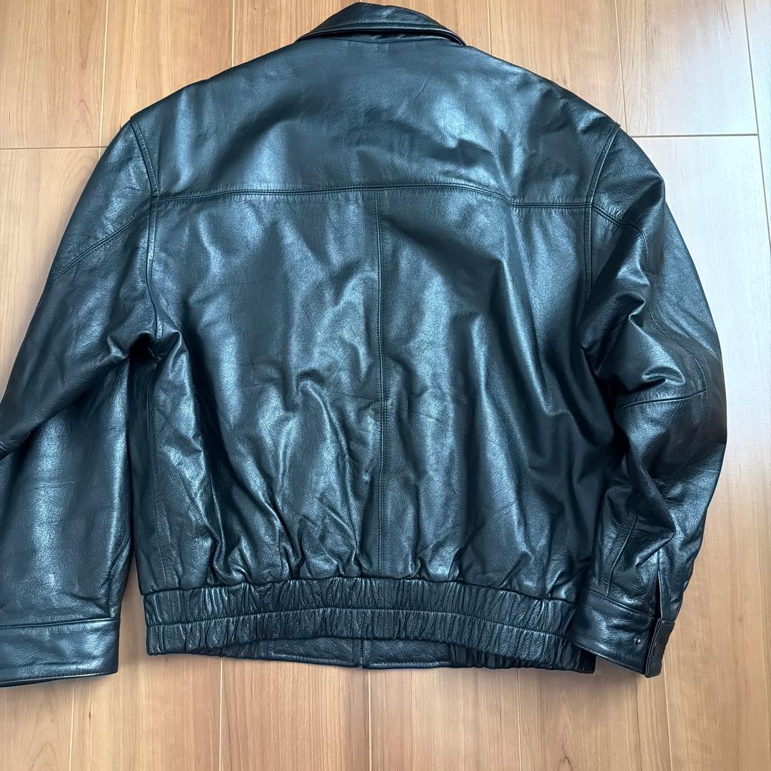 90s ST JOHN'S BAY Leather Jacket サイズM