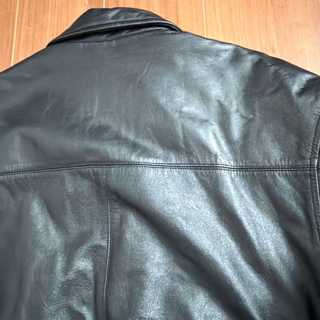 90s ST JOHN'S BAY Leather Jacket サイズM