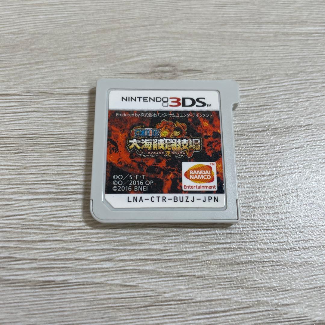 【希少・大海賊闘技場入り】ワンピース 3DS/DSソフト4本＋特典カード付