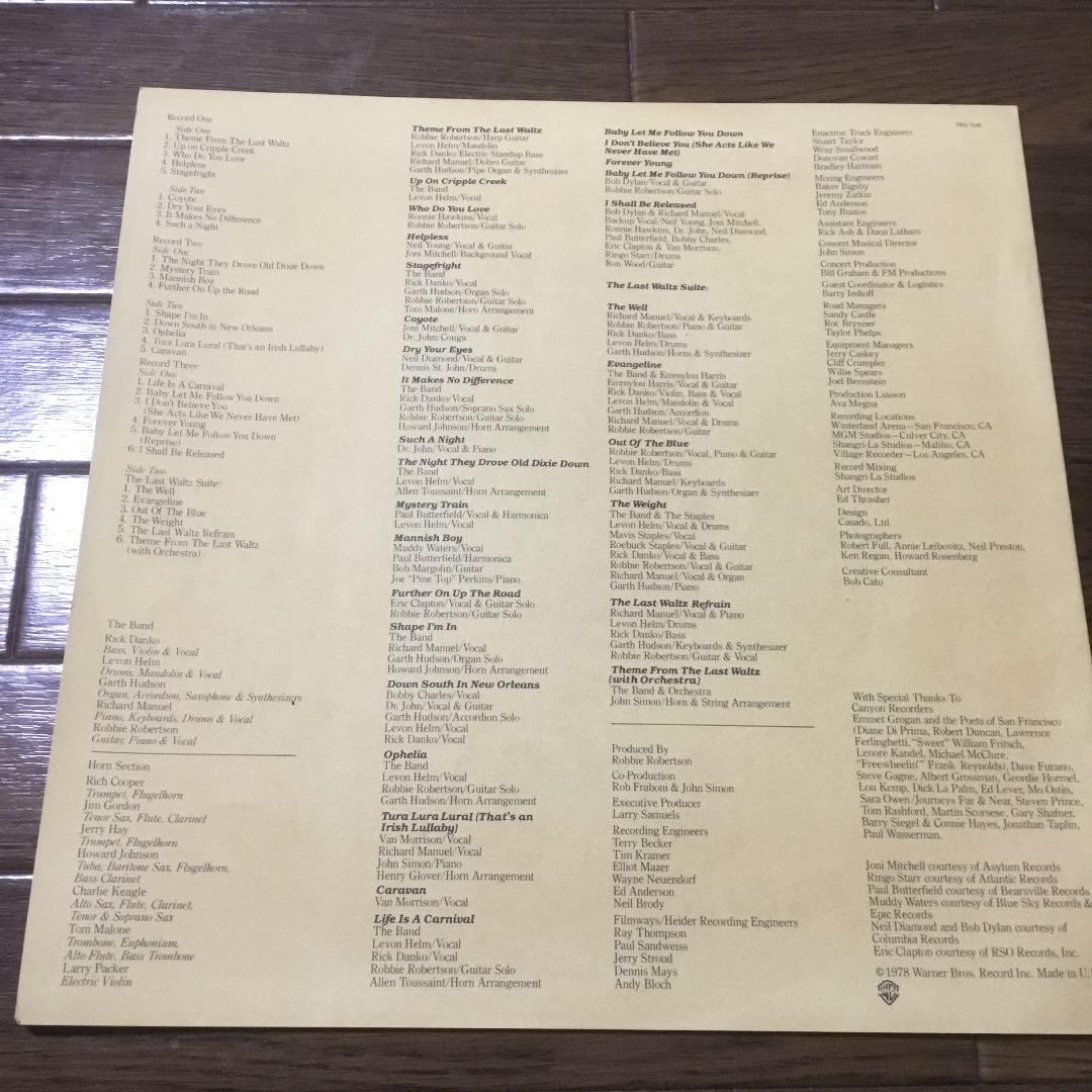 【LP】THE BAND THE LAST WALTS