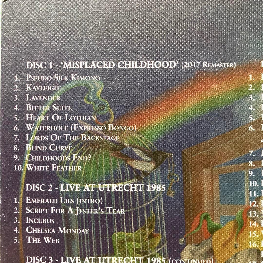 サイン入り Misplaced Childhood Marillion 4CD