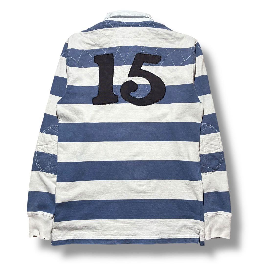 Rugby Ralph Lauren ボーダー ラガーシャツ M Y2K