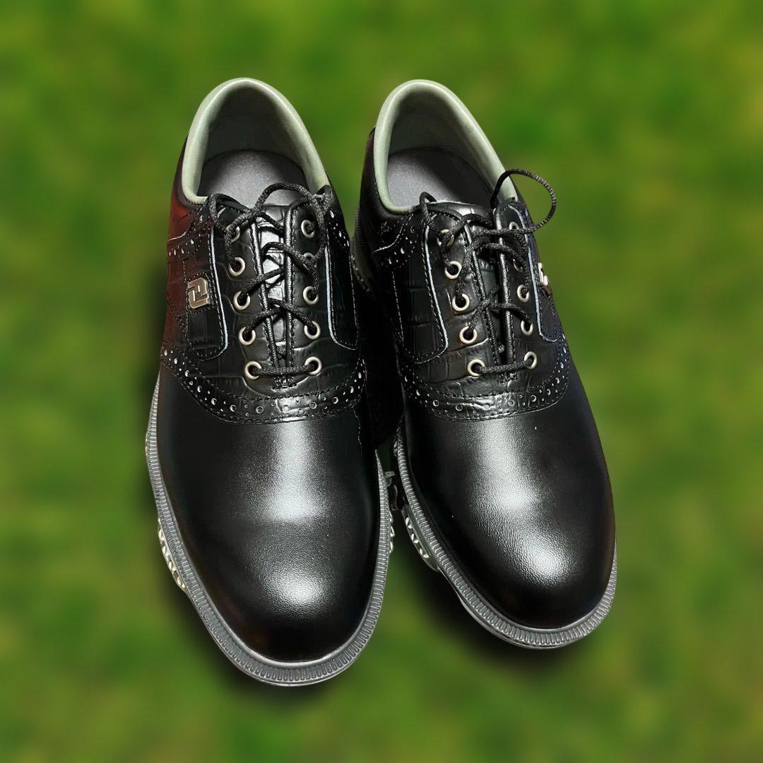 【入手困難】FJ DRYJOYS TOUR クロコ型押し 本革 26.0cm新品