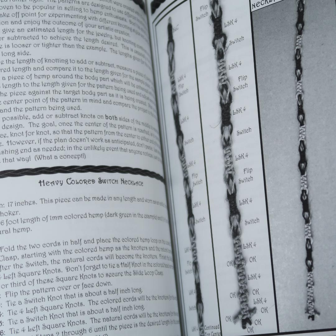 洋書　ヘンプ - アクセサリー・ジュエリー　テキストブック2冊セット