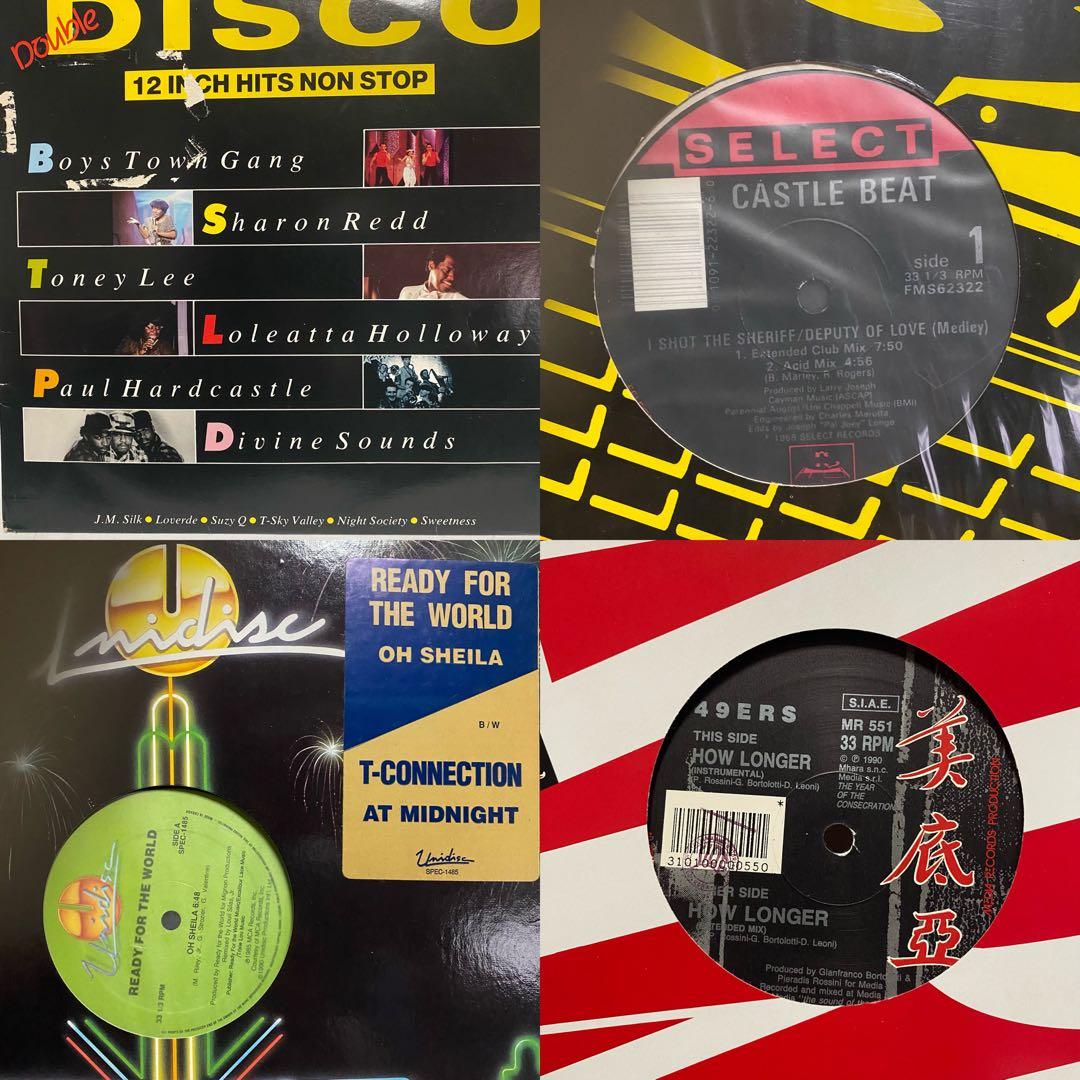 Disco 12inch レコード48枚セット　ディスコ シングル まとめ売り