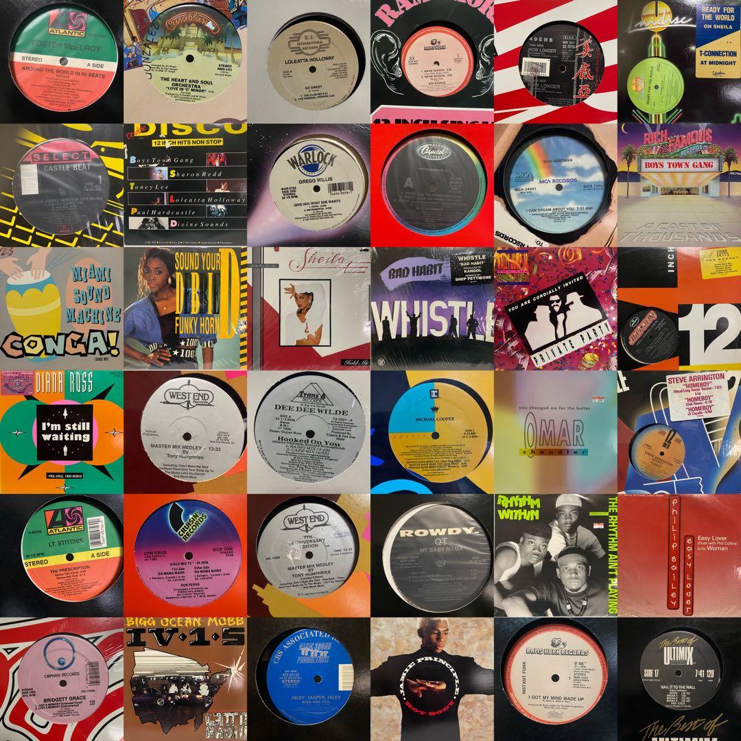 Disco 12inch レコード48枚セット　ディスコ シングル まとめ売り