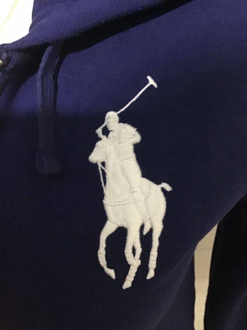 ★ラルフローレン★Y2K polo ポロ ビッグポニー パーカー ネイビー