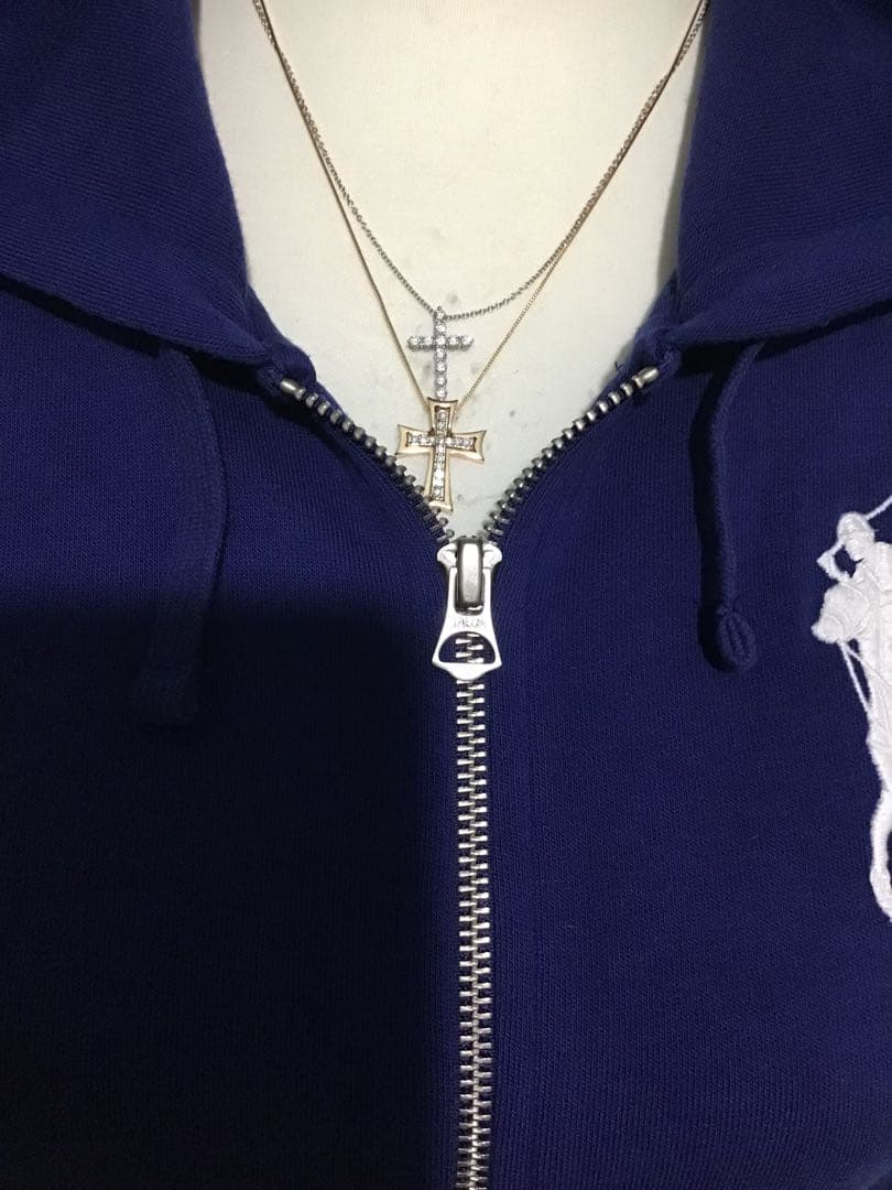 ★ラルフローレン★Y2K polo ポロ ビッグポニー パーカー ネイビー