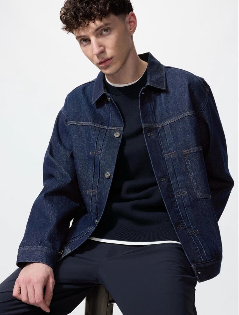 UNIQLO ユニクロ　デニムトラッカージャケット
