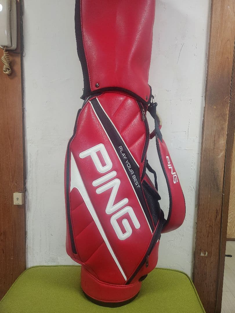 PING ゴルフバッグ 赤
