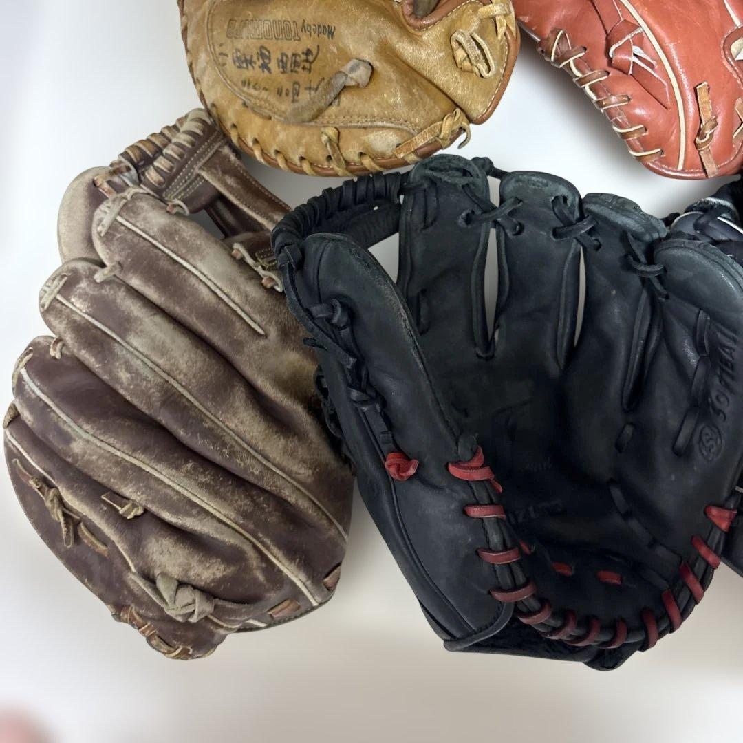 野球　グローブ　まとめ売り　7個