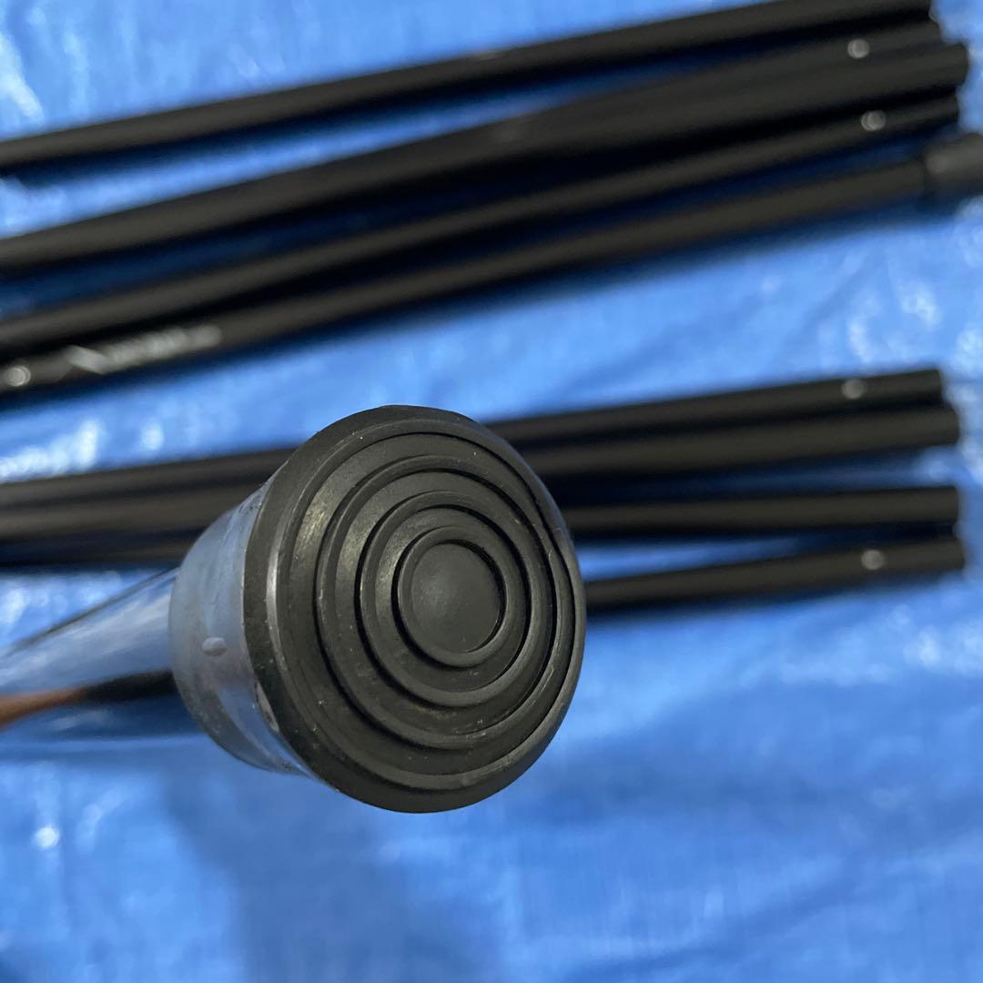 テンマクデザイン 純正スチールポール 286cm 2本セット【DODバッグ付】