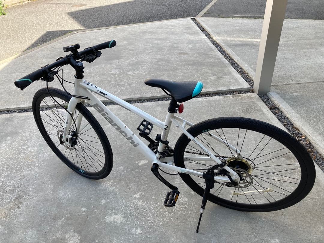 【最終値下げ！！】Bianchi C-Sport ホワイト クロスバイク