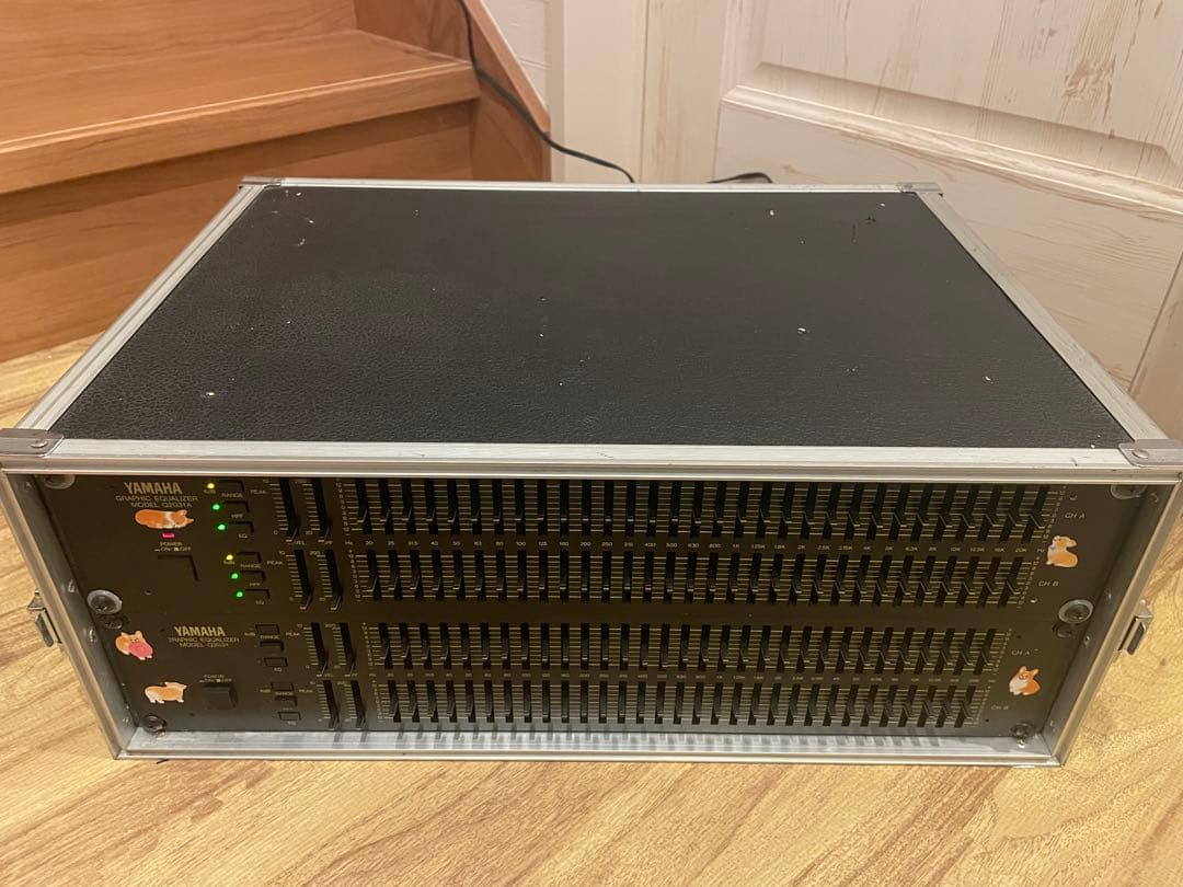 YAMAHA Q2031 & Q2031A EQ 2台set 4Uラックケース付
