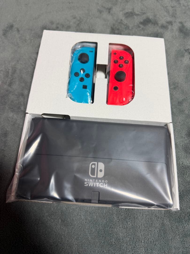 【美品】Nintendo Switch 有機EL 本体、ポーチ、SDカードセット