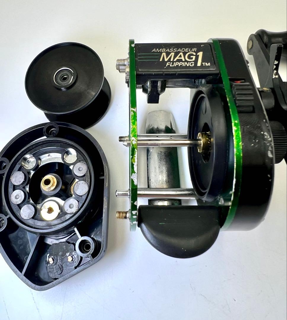 ABU GARCIA AMBASSADEUR MAG1 FLIPPINGグリーン