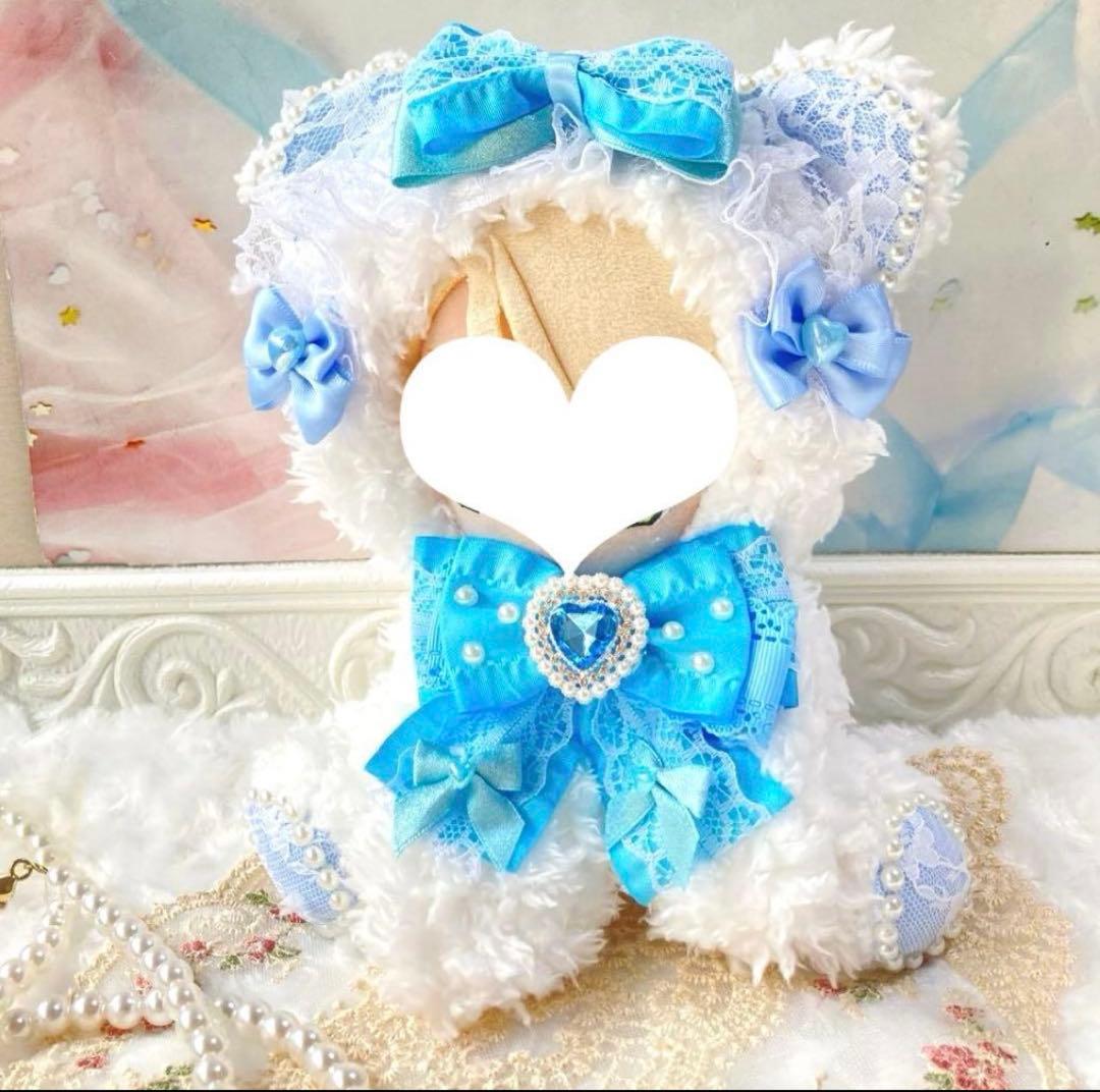 10〜14cm ハンドメイド おすわり着ぐるみ ねこ ぬい服 ぬいぐるみ