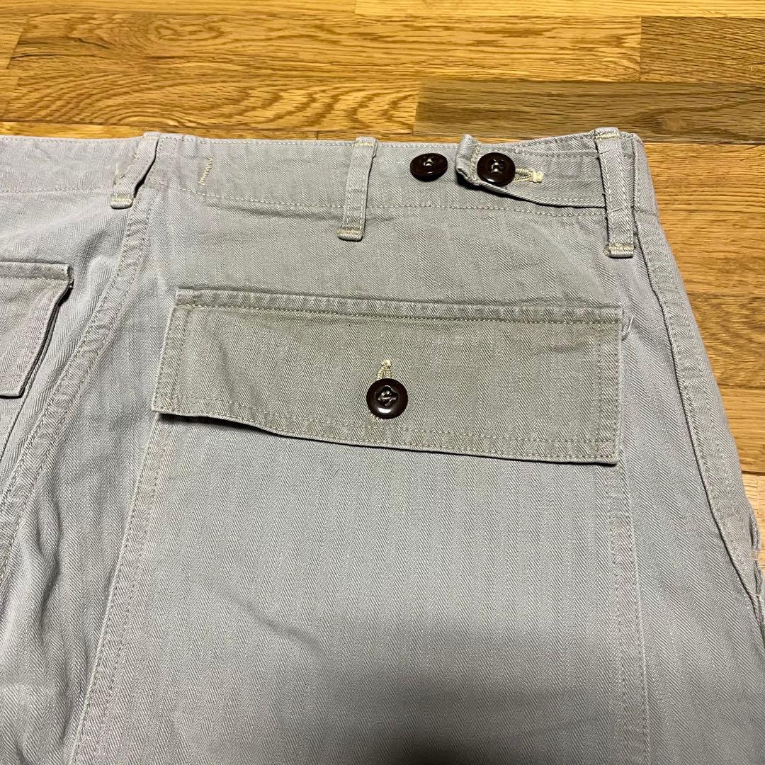 dubbleworks 日本製 ヘリンボーン ベイカーパンツ warehouse