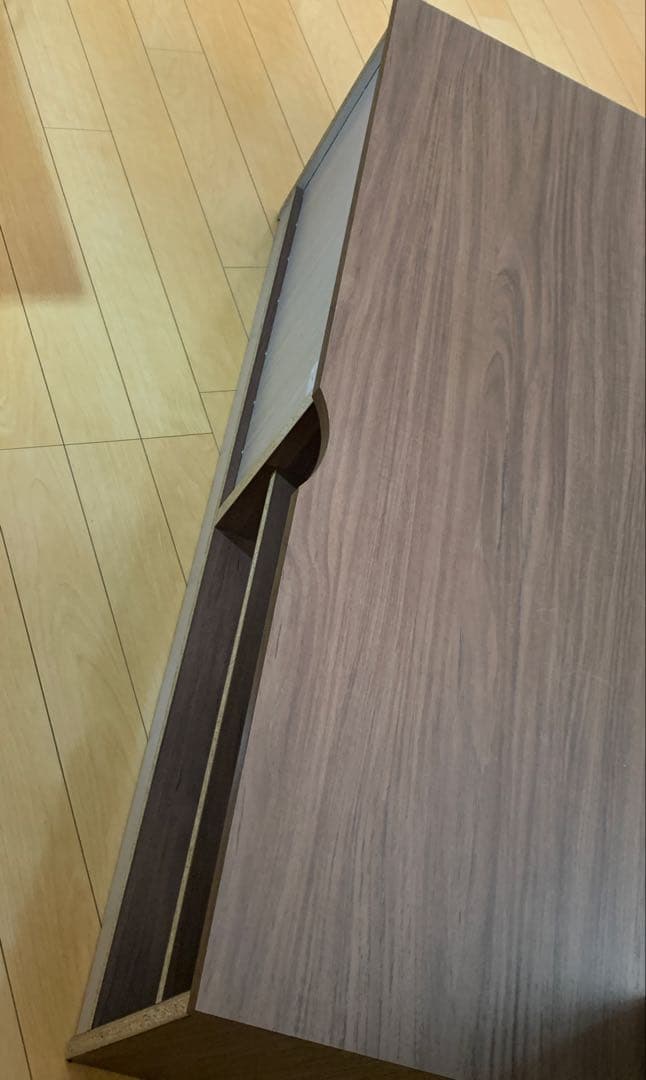 ブラウン木製テレビ台 収納家具　ローチェスト　棚
